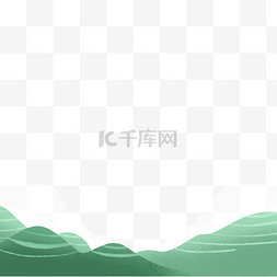 荒凉的山坡图片_绿色的山坡免抠图