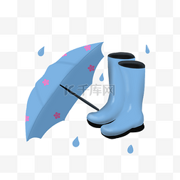雨伞雨靴图片_雨伞雨靴