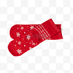 圣诞雪花长腿袜