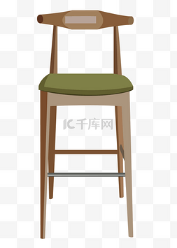 漂亮的椅子图片_黄色的椅子装饰插画