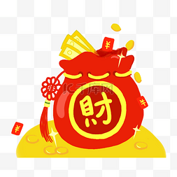 新年金融图片_红包财字礼包