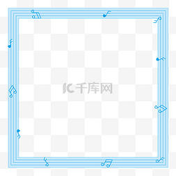 音符可爱音符图片_爱心音符二维码边框