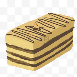 黄色底纹布朗熊图片_食品蛋糕布朗尼