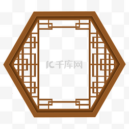 古门窗窗古门窗图片_新年立体国潮门窗