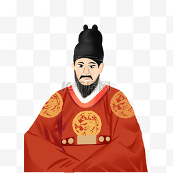 韩国坐着的红色世宗大王