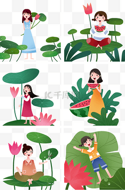 立夏人物图片_立夏人物插画合集