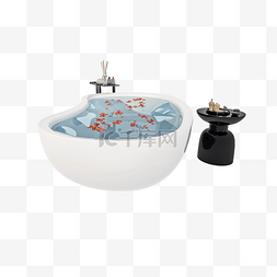 浴室立体图片_立体卫浴浴缸