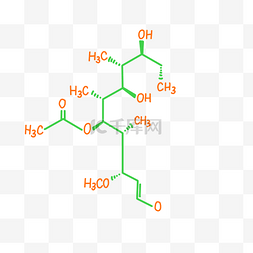 装饰绿色化学插图