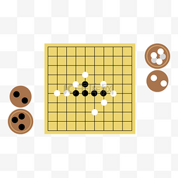 下棋博弈图片_围棋棋局