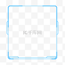 蓝色对话框科技图片_蓝色科技边框