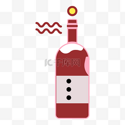 红酒png红酒图片_红酒酒瓶的瓶口封装
