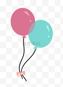 双层生日蛋糕盒图片_两个生日气球装饰