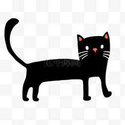 黑色的猫图片_黑色的猫