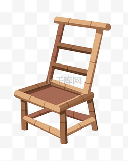 藏蓝椅子图片_竹子板凳椅子