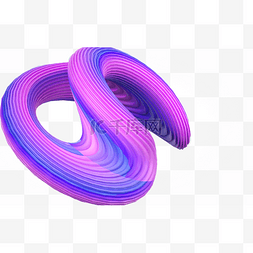 质感流体背景图片_蓝紫螺旋背景