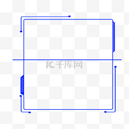 商务微信公众号图片_科技感简约酷炫扫码框