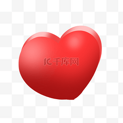 红色心形图案图片_立体的红色心形图案手绘