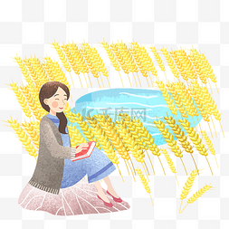 谷雨节气麦穗