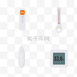 体温计温度图片_家用医用质感体温计测量
