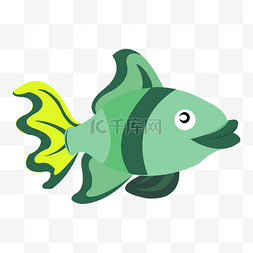 一条绿色大鱼