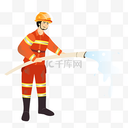 消防队员灭火