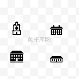 建筑物小图标图片_建筑物图标免抠图