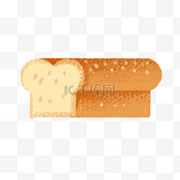 长型白盘子图片_美味长型面包