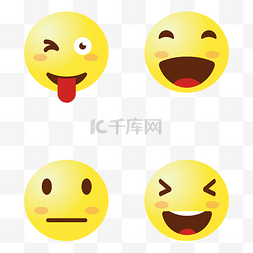 可爱qq卡通表情图片_emoji表情包整套 图标