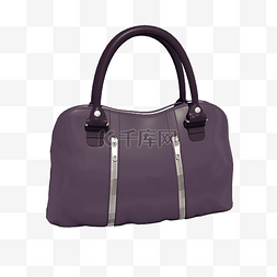 母亲节礼品紫色的女士包