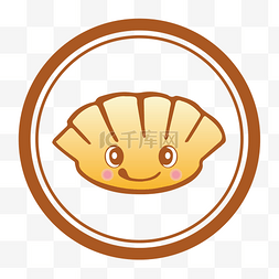 手机直播logo图标图片_美食饺子logo