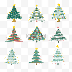 圣诞节图片_圣诞节多姿多彩的圣诞树