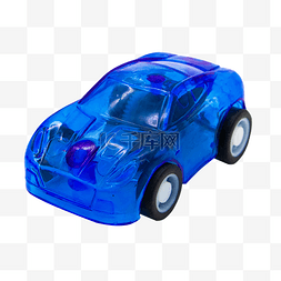 蓝色轿车