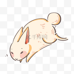动物可爱兔子涂鸦