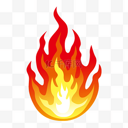 火焰图标图片_燃烧的火焰