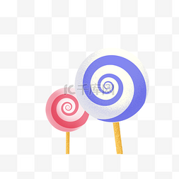 可爱的糖果元素图片_卡通彩色的糖果