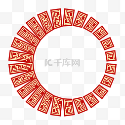 中国风花纹样式图片_中式边框纹理