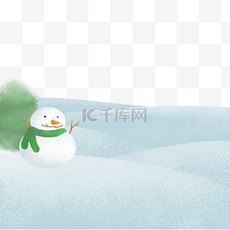 层层细分图片_圣诞节雪地层层