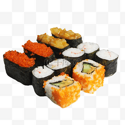 料理寿司图片_日本寿司组合