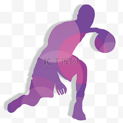 健身小男孩图片_篮球运动健身插画