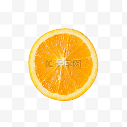 橙子脆片棉花图片_一片橙子