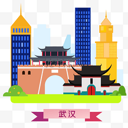 城市武汉图片_中国武汉黄鹤楼旅游