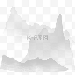 中国山水风背景图片_山水云背景元素