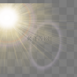 合成阳光图片_阳光耀斑彩色的光光效光线