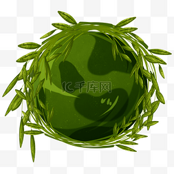 绿色地球装饰
