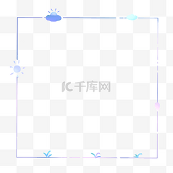 光感标题图片_简单光感边框