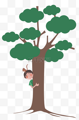 保护大树大树图片_树木和儿童