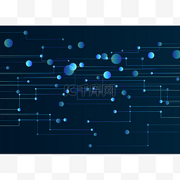 科技互联网蓝色图片_商务科技装饰