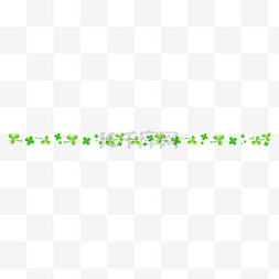 绿叶矢量图图片_春天分割线