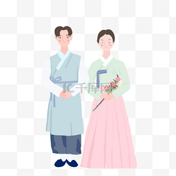 韩式配色手绘小清新风格韩国传统