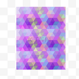彩色菱形元素图片_菱形马赛克格子